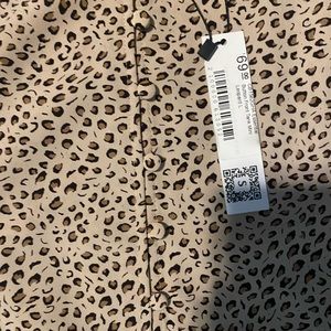 Sanctuary leopard print silk cami. Size lrg